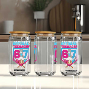 Funny 67 Baseball 13th Birthday Glass Can Ice Cream Drip 13th Bday Official Teenager TS11 Print Your Wear