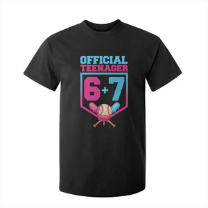 Funny 67 Baseball 13th Birthday T Shirt For Kid Ice Cream Drip 13th Bday Official Teenager TS11 Black Print Your Wear