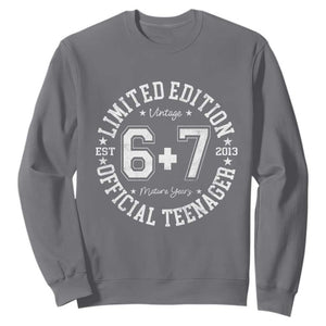 Funny 67 13th Birthday Sweatshirt Est 2013 Limited Edition Official Teenager TS11 Charcoal Print Your Wear