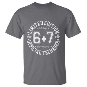 Funny 67 13th Birthday T Shirt Est 2013 Limited Edition Official Teenager TS11 Charcoal Print Your Wear