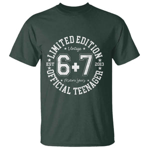 Funny 67 13th Birthday T Shirt Est 2013 Limited Edition Official Teenager TS11 Dark Forest Green Print Your Wear
