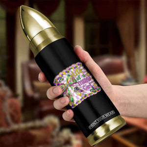 Funny Mardi Gras Throw Girl Life Bullet Tumbler Coquette Bow Carnival TS11 Print Your Wear