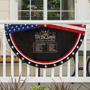 250 Year Timeline 1776 2026 Historical Anniversary Patriotic Fan Flag