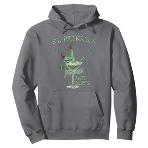 Funny St Patrick's Favorite Hot Mess Hoodie Drunk Leprechaun Cocktail TS11 Charcoal Print Your Wear