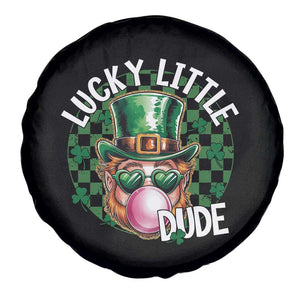Funny St Patrick's Day Lucky Little Dude Spare Tire Cover Cute Leprechaun Shamrock TS11 Print Your Wear