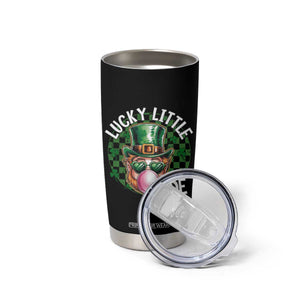 Funny St Patrick's Day Lucky Little Dude Tumbler Cup Cute Leprechaun Shamrock TS11 Print Your Wear