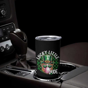 Funny St Patrick's Day Lucky Little Dude Tumbler Cup Cute Leprechaun Shamrock TS11 Print Your Wear