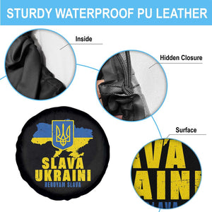 Slava Ukraini Heroyam Slava Spare Tire Cover Vintage Ukrainian Flag TS11 Print Your Wear