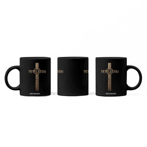 Christian Easter Resurrection Day Tetelestai Religious Cross Coffee Mug TS11 Print Your Wear