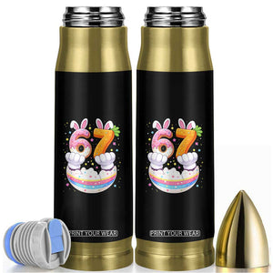 Funny Easter Day Bunny 67 Six Seven Meme Bullet Tumbler TS11 Black Print Your Wear