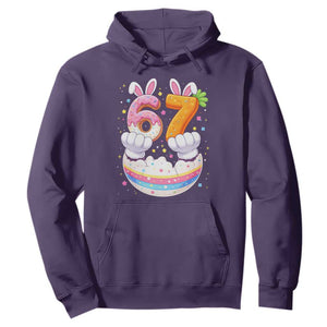 Funny Easter Day Bunny 67 Six Seven Meme Hoodie TS11 Purple Print Your Wear