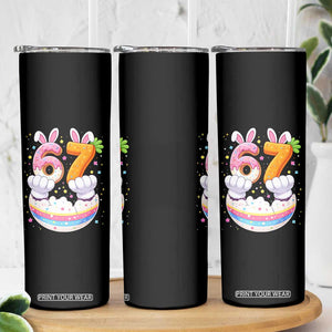 Funny Easter Day Bunny 67 Six Seven Meme Skinny Tumbler TS11 Print Your Wear