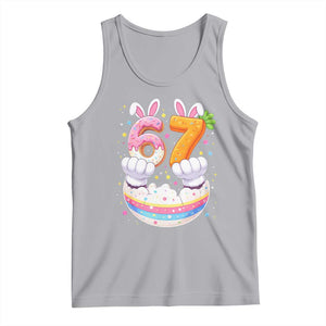 Funny Easter Day Bunny 67 Six Seven Meme Tank Top TS11 Athletic Heather Print Your Wear