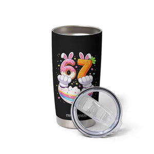 Funny Easter Day Bunny 67 Six Seven Meme Tumbler Cup TS11 Print Your Wear