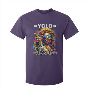 Funny Yolo Lol Jk BRB Christian Easter T Shirt For Kid Resurrection Jesus TS11 Purple Print Your Wear