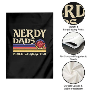 Nerdy Dad Garden Flag Funny Fathers Day RPG Gaming D20 Tabletop TS11 Print Your Wear