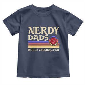 Nerdy Dad Toddler T Shirt Funny Fathers Day RPG Gaming D20 Tabletop TS11 Navy Print Your Wear