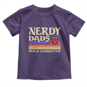 Nerdy Dad Toddler T Shirt Funny Fathers Day RPG Gaming D20 Tabletop TS11 Purple Print Your Wear