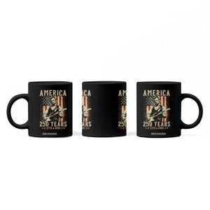 Abraham Lincoln Playing Guitar 4th July US 250th Anniversary Coffee Mug TS11 Print Your Wear
