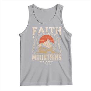 Faith Can Move Mountains Tank Top Religious Christian Camping TS11 Athletic Heather Print Your Wear