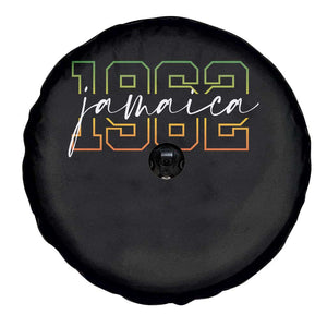 Proud Jamaican Spare Tire Cover Jamaica 1962 Rasta Flag TS11 Print Your Wear