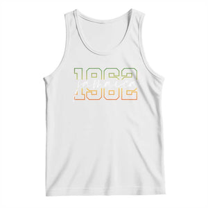 Proud Jamaican Tank Top Jamaica 1962 Rasta Flag TS11 White Print Your Wear