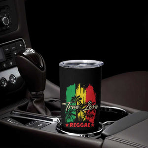 True Love Reggae Tumbler Cup Jamaican Rasta Music Palm Tree TS11 Print Your Wear
