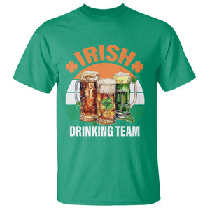 Funny Irish Drinking Team T Shirt St Patricks Day Vintage Beer Ireland Flag Clover TS11 Irish Green Print Your Wear