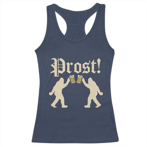 Funny Oktoberfest Bigfoot Prost Racerback Tank Top German Sasquatch Beer Mug TS11 Navy Print Your Wear