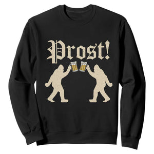 Funny Oktoberfest Bigfoot Prost Sweatshirt German Sasquatch Beer Mug TS11 Black Print Your Wear