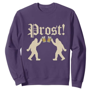 Funny Oktoberfest Bigfoot Prost Sweatshirt German Sasquatch Beer Mug TS11 Purple Print Your Wear