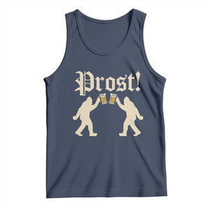 Funny Oktoberfest Bigfoot Prost Tank Top German Sasquatch Beer Mug TS11 Navy Print Your Wear