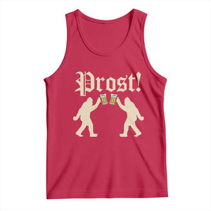 Funny Oktoberfest Bigfoot Prost Tank Top German Sasquatch Beer Mug TS11 Red Print Your Wear