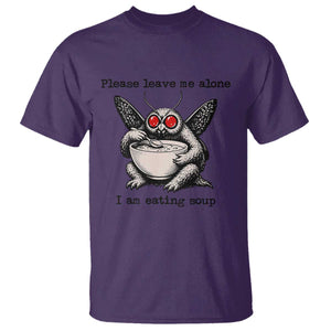 Please Leave Me Alone I Am Eating Soup Funny Mothman T Shirt