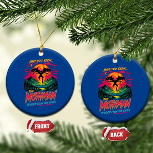 Funny Mothman Ceramic Ornament Have You Seen The Mothman Terror From The Skies Cryptid Legends TS11 1pc Blue Print Your Wear