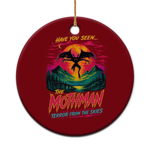Funny Mothman Ceramic Ornament Have You Seen The Mothman Terror From The Skies Cryptid Legends TS11 1pc Red Print Your Wear