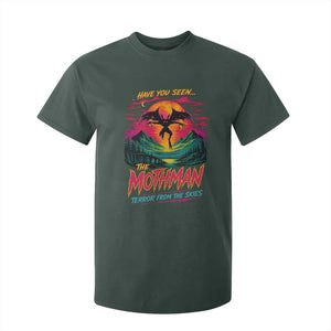 Funny Mothman T Shirt For Kid Have You Seen The Mothman Terror From The Skies Cryptid Legends TS11 Dark Forest Green Print Your Wear
