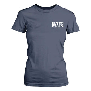 Wife Est 2026 T Shirt For Women Just Married Couple Matching Wedding Honeymoon