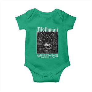 Mothman Harbinger of Doom Point Pleasant WV Baby Onesie Gothic Horror Cryptid Creature TS11 Irish Green Print Your Wear