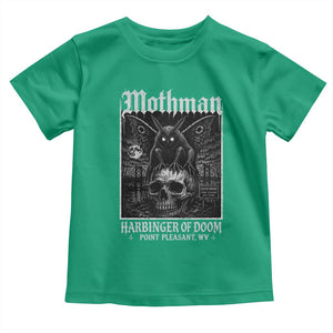Mothman Harbinger of Doom Point Pleasant WV Toddler T Shirt Gothic Horror Cryptid Creature TS11 Irish Green Print Your Wear