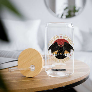 Funny Mothman The Man The Moth The Legend Glass Can Retro Folklore Creepy Cryptid