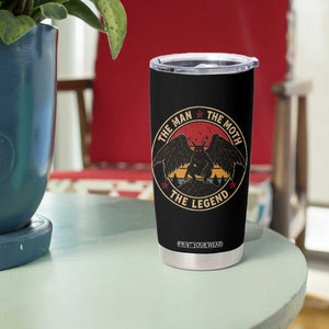 Funny Mothman The Man The Moth The Legend Tumbler Cup Retro Folklore Creepy Cryptid