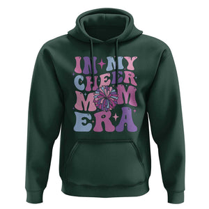 Funny Football Mom Hoodie In My Cheer Mom Era Cheerleader Pompom TS11 Dark Forest Green Print Your Wear