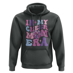 Funny Football Mom Hoodie In My Cheer Mom Era Cheerleader Pompom TS11 Dark Heather Print Your Wear