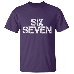 Six Seven Meme Vintage 67 Gen Alpha Meme T Shirt TS11 Purple Print Your Wear