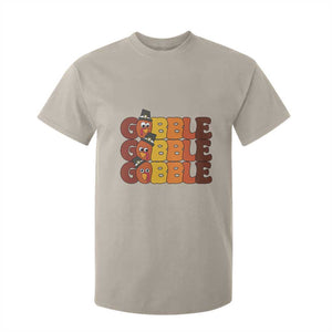 Funny Thanksgiving Tukey Gobble T Shirt For Kid TS11 Sand Print Your Wear