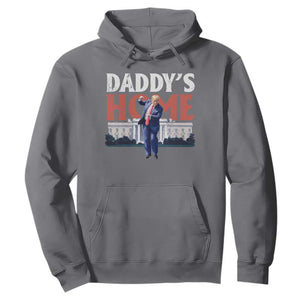 Funny Daddy's Home Hoodie Trump Dance The 47th US President TS11 Charcoal Print Your Wear