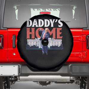Funny Daddy's Home Spare Tire Cover Trump Dance The 47th US President TS11 Black Print Your Wear