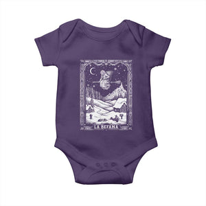 Italian Christmas La Befana Baby Onesie Buon Befana Folklore Xmas Witch TS11 Purple Print Your Wear