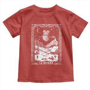Italian Christmas La Befana Toddler T Shirt Buon Befana Folklore Xmas Witch TS11 Red Print Your Wear